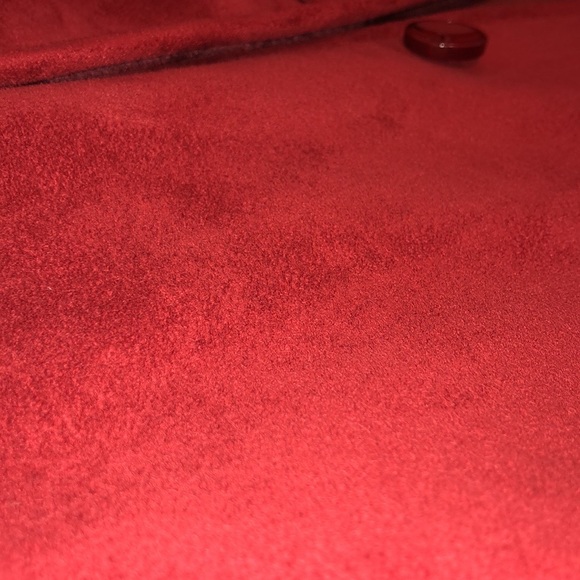 NEW🌹 Red Suede Coat - Picture 7 of 8